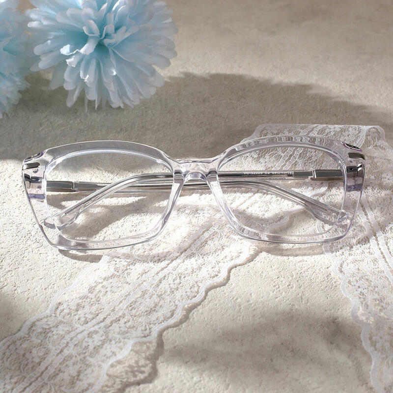 Dolores Cat Eye Transparent Glasses