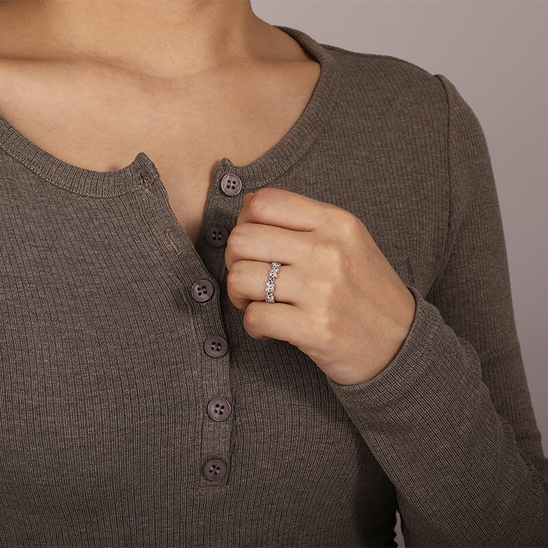 "Dancing With The Wind" Eternity Wedding Ring