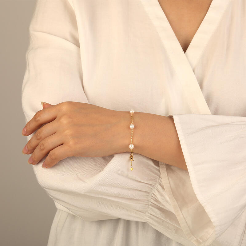 "Echoes of Devotion" 5.5-6.0mm Freshwater Pearl Bracelet