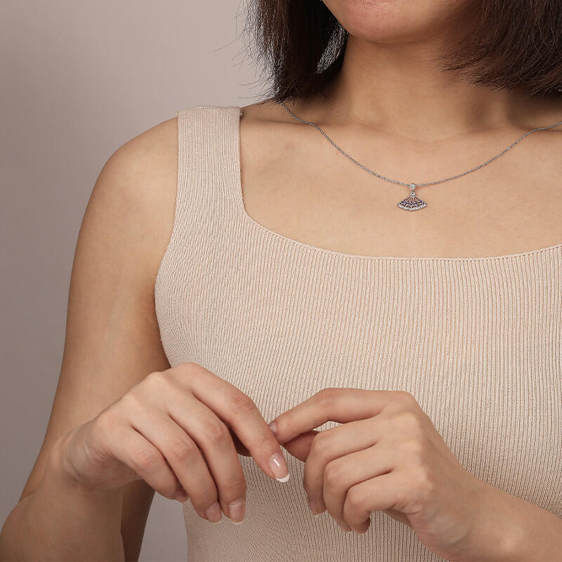 "At Last" Round Cut Necklace