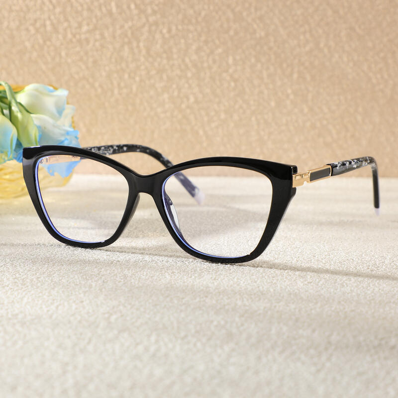 Colclough Cat Eye Schwarze Brille