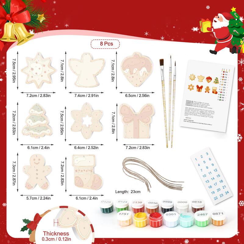 DIY クリスマスツリー オーナメントセット