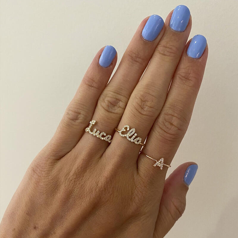Bague Personnalisée Prénom  avec Pierre