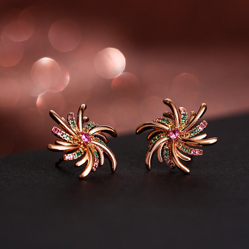 Jeulia Brincos de prata esterlina clássico