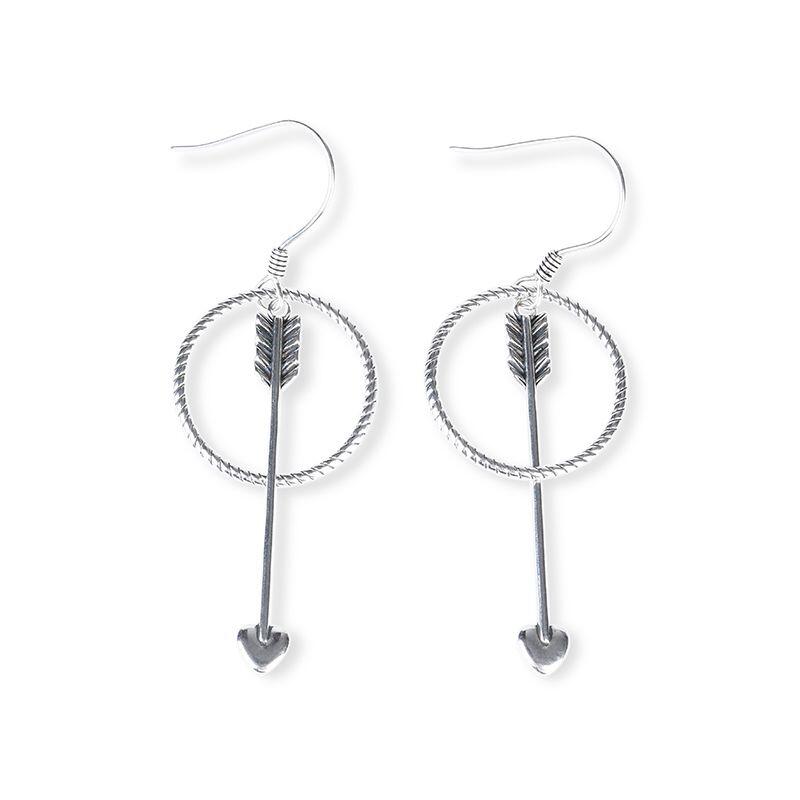 Jeulia Cupid's Arrow Sterling Silver Jewelry Set