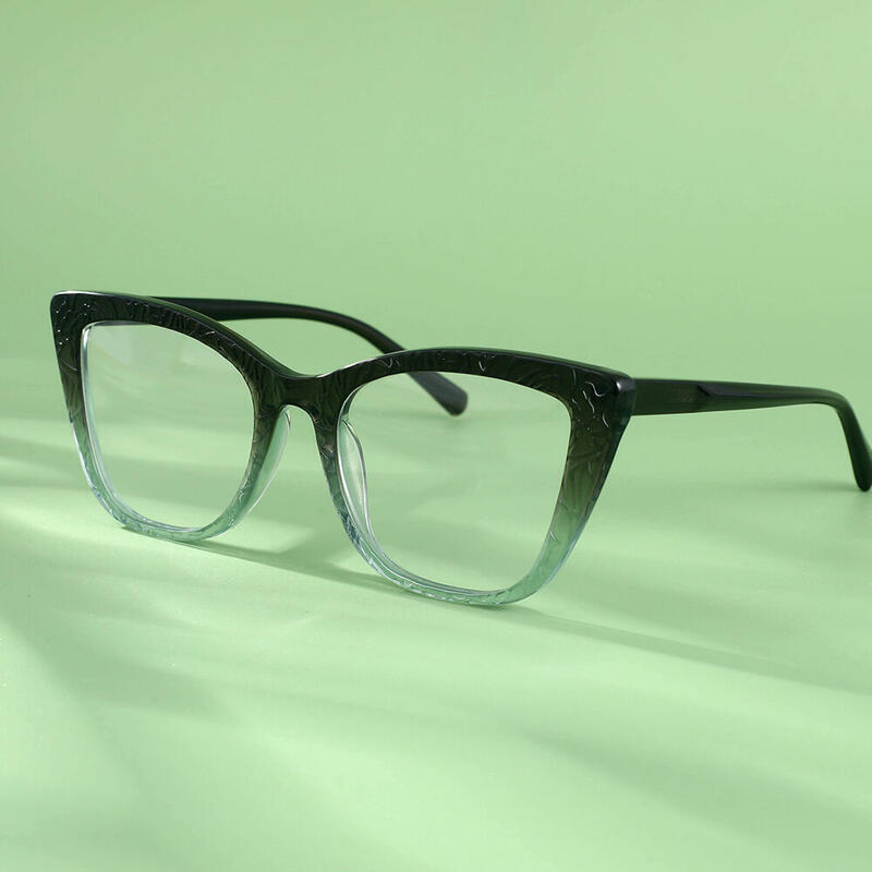 Swerve Cat Eye Blue Glasses