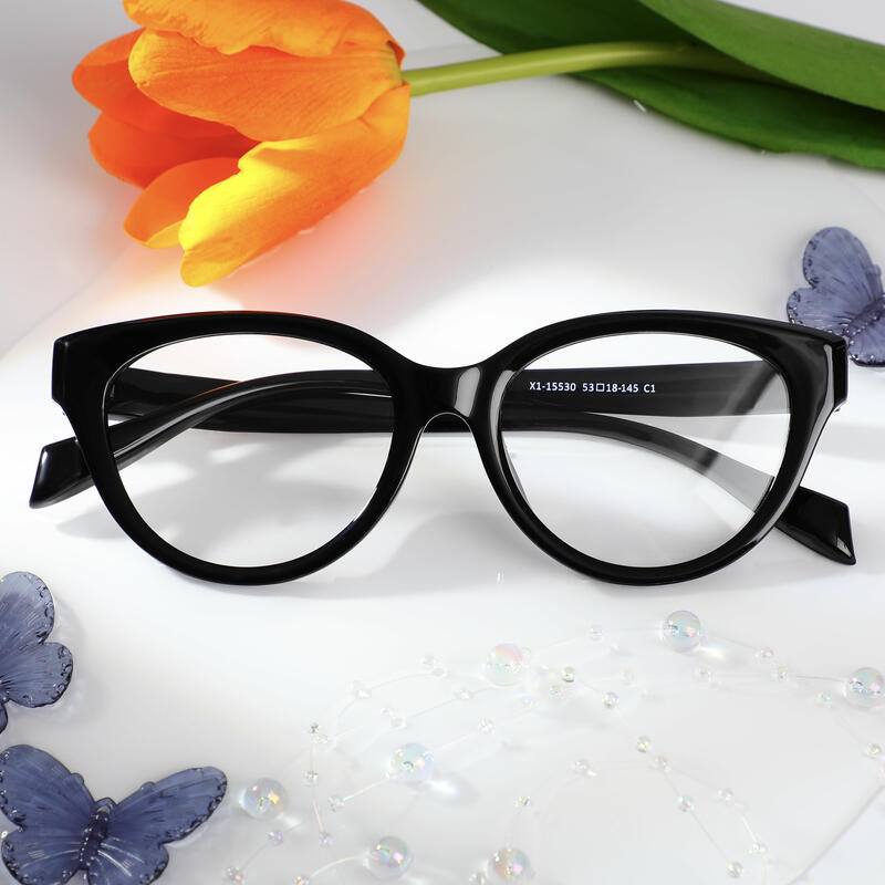 Tammy Cat Eye Schwarze Brille