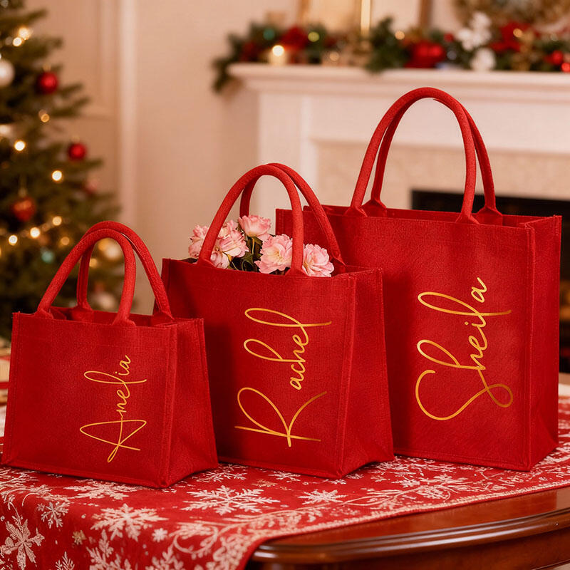 Personalized Christmas Gift Bag with Custom Name Different Gift for Friends