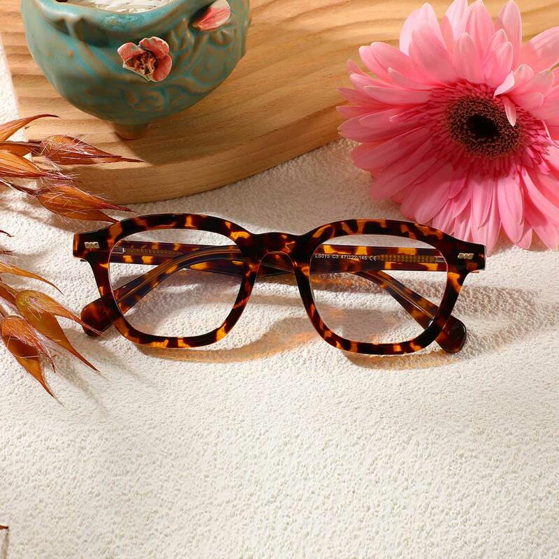 Bloomfie Quadratische Schildkröte Brille