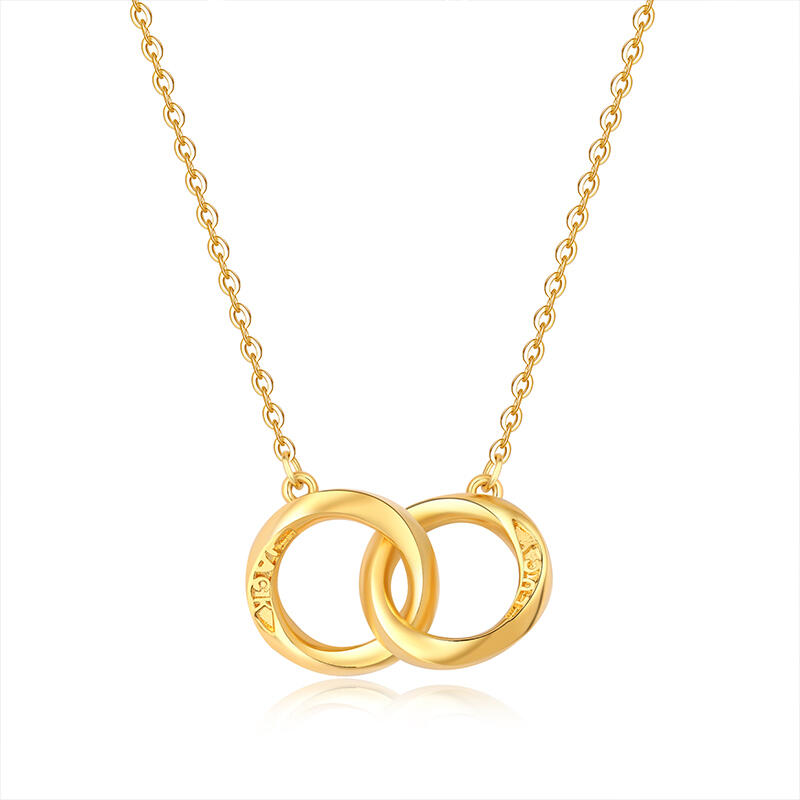 Jeulia "My Darling" Personalized Sterling Silver Necklace