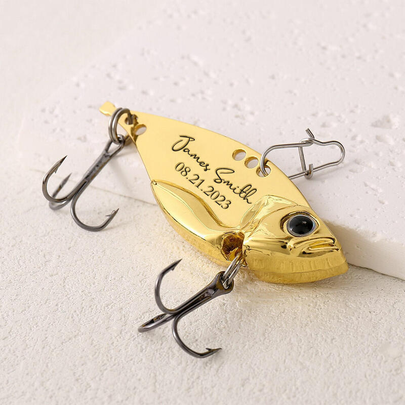 ネーム 日付け 刻印 釣り具 ハードルアー 魚釣り フィッシングルアー