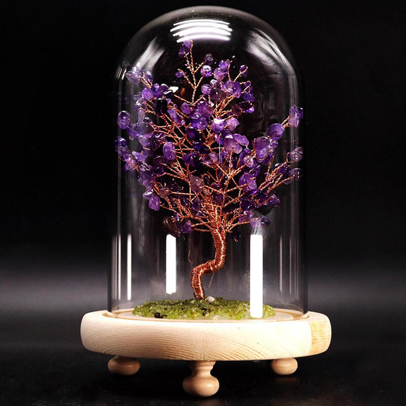 Jeulia "Peace of Mind" Natural Amethyst Feng Shui Tree
