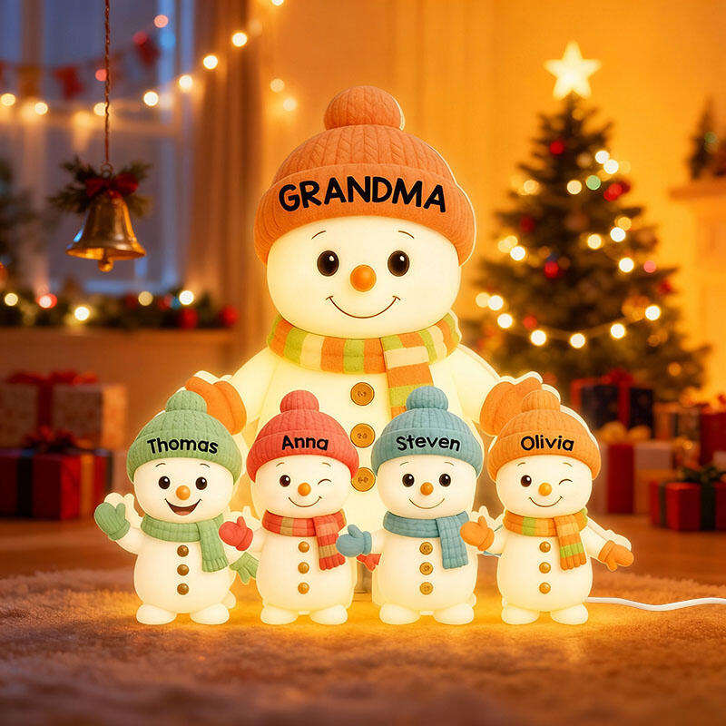 Personlig nattlampa Enkel present till mormor