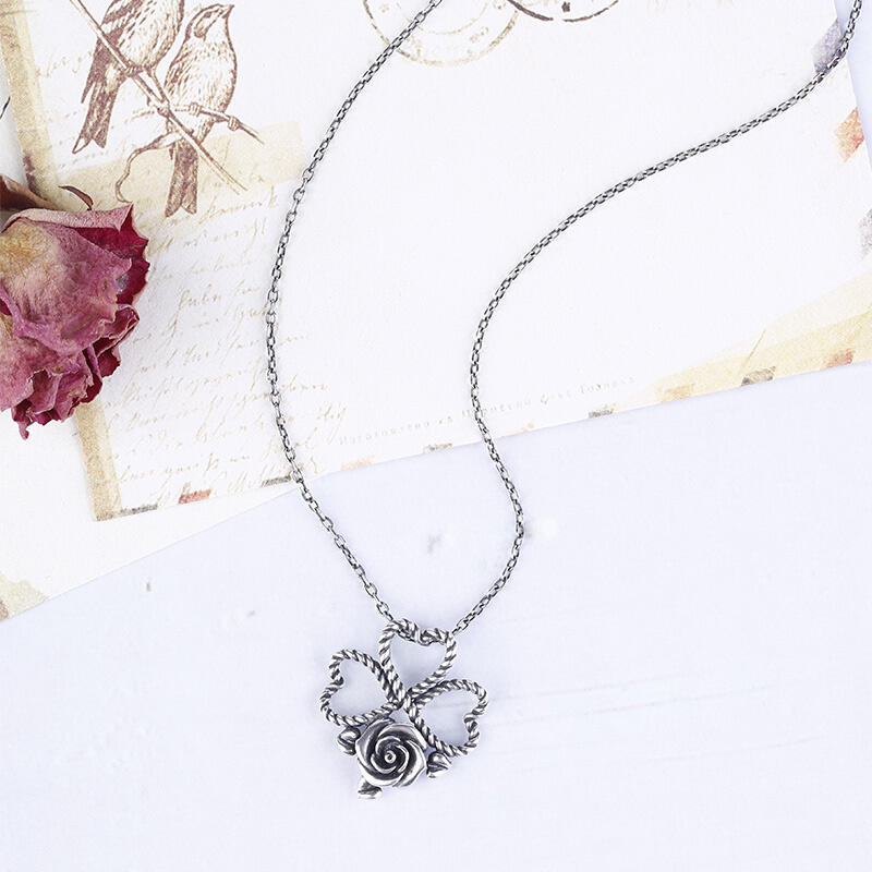 Jeulia Flowering of The Heart Necklace
