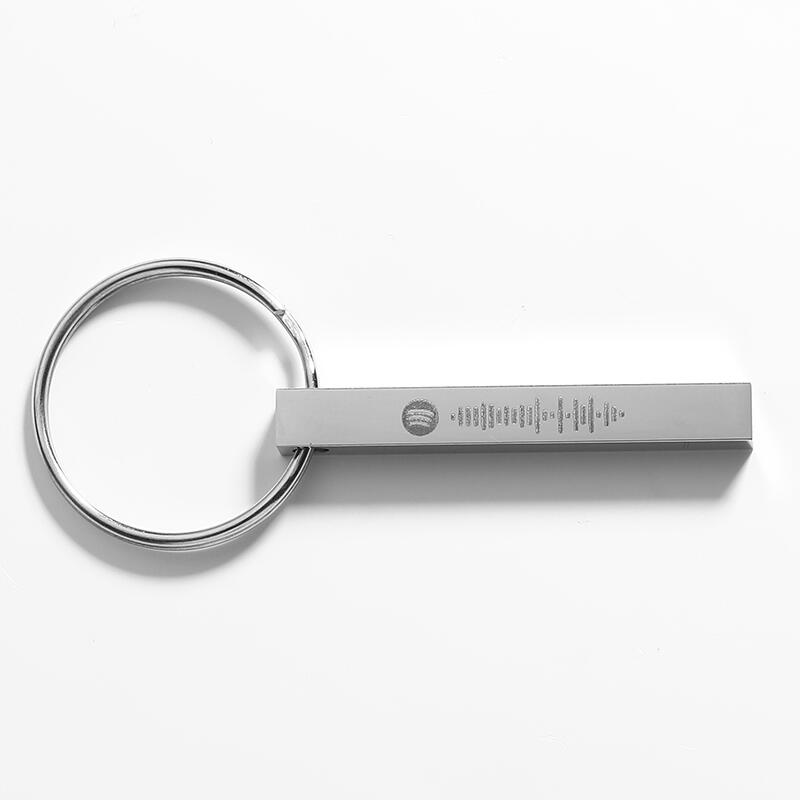 Scannable Spotify Code Custom Music Song Key Chain