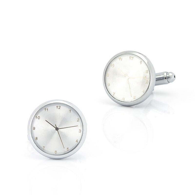 Jeulia Timepiece Design Copper Men's Cufflinks