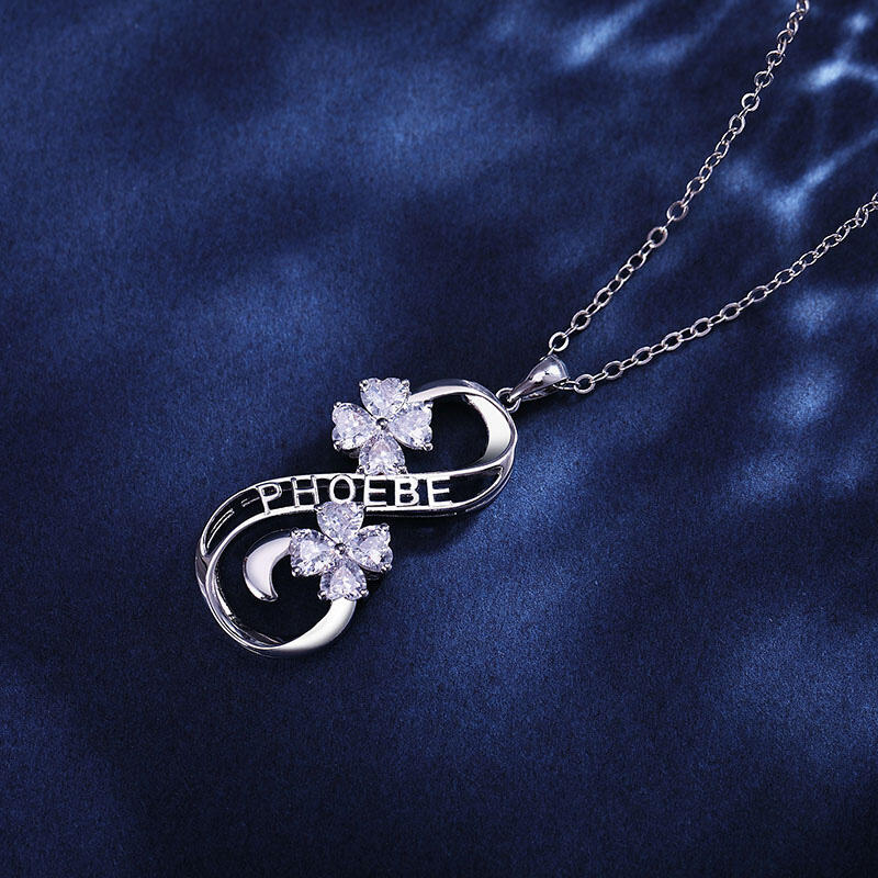 Personalized Infinity Necklace