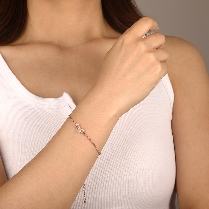 "Treasure In My Life" Infinity Bracelet