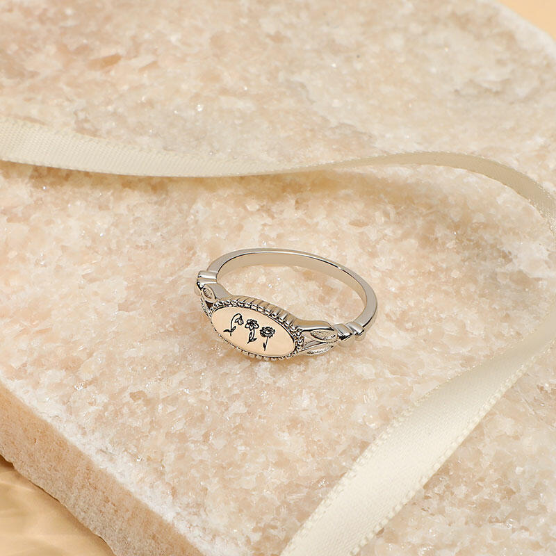 カスタマイズ 誕生花 リング