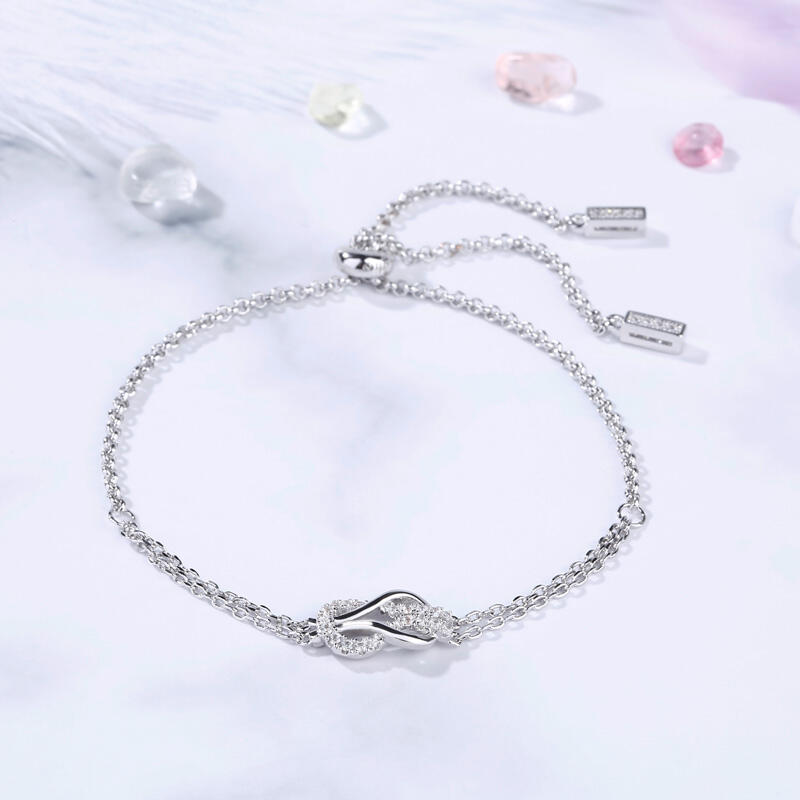 Infinity Love Armband i Sterling Silver