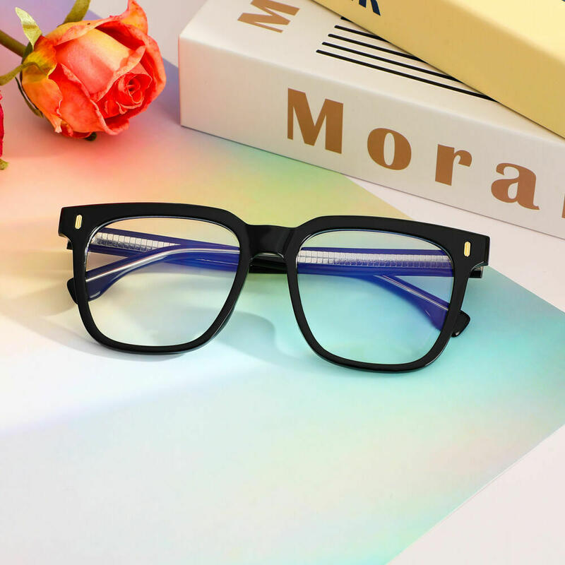 Griffith Quadratische Schwarze Brillen