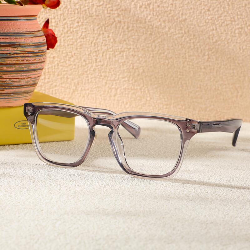 Occhiali da Vista Nahum Quadrato Grigio 