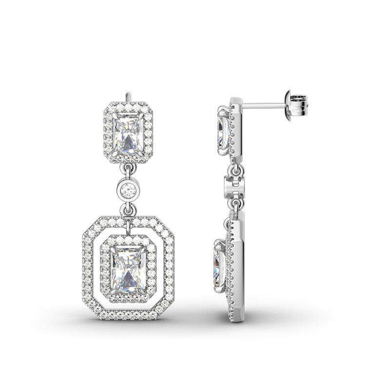 Jeulia Coronation Drop Earrings
