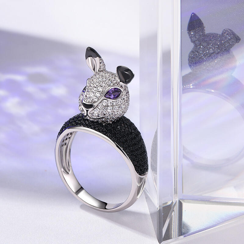 Jeulia "Lucky Rabbit" Sterling Silver Ring