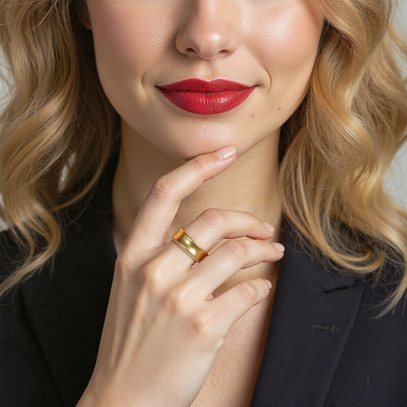 "Trust Your Intuition" Classic Wedding Ring