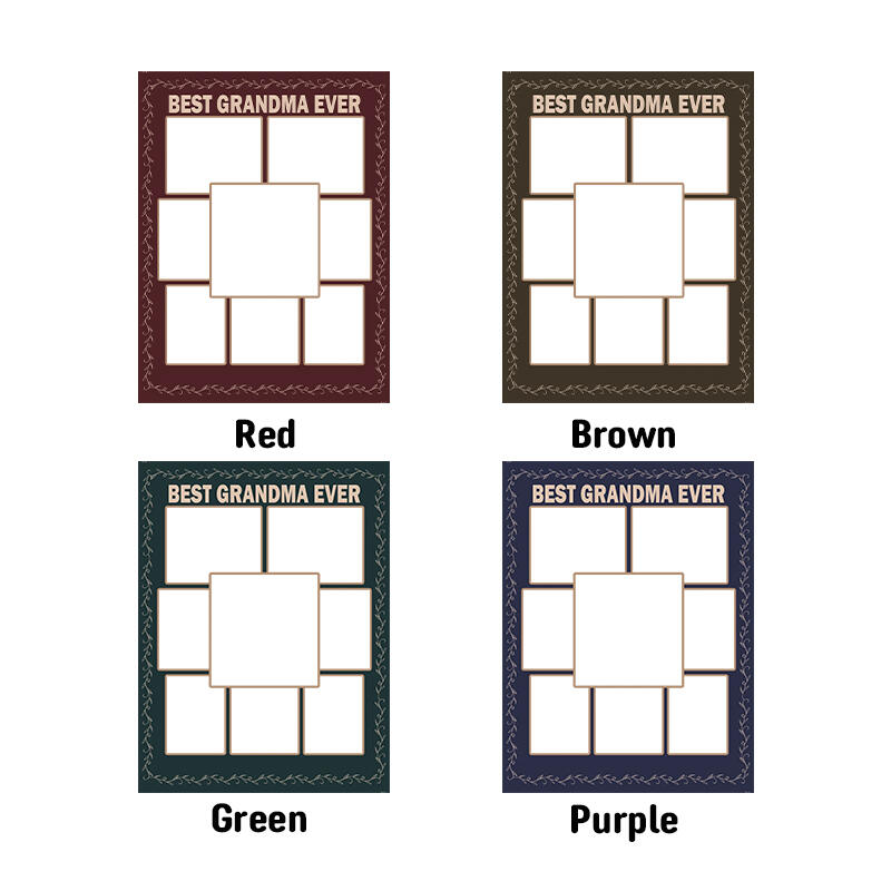 Personalisierte Fotodecke Schlichtes Geschenk für Oma