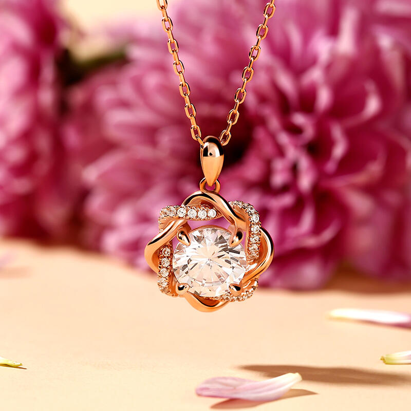 Jeulia knoop van liefde ketting