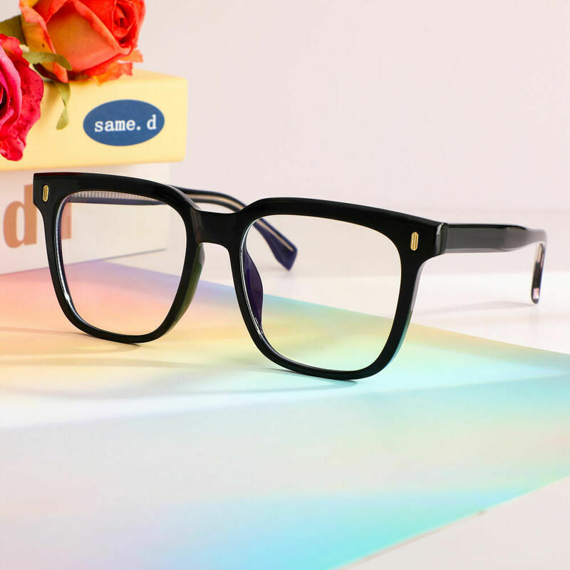 Griffith Quadratische Schwarze Brillen