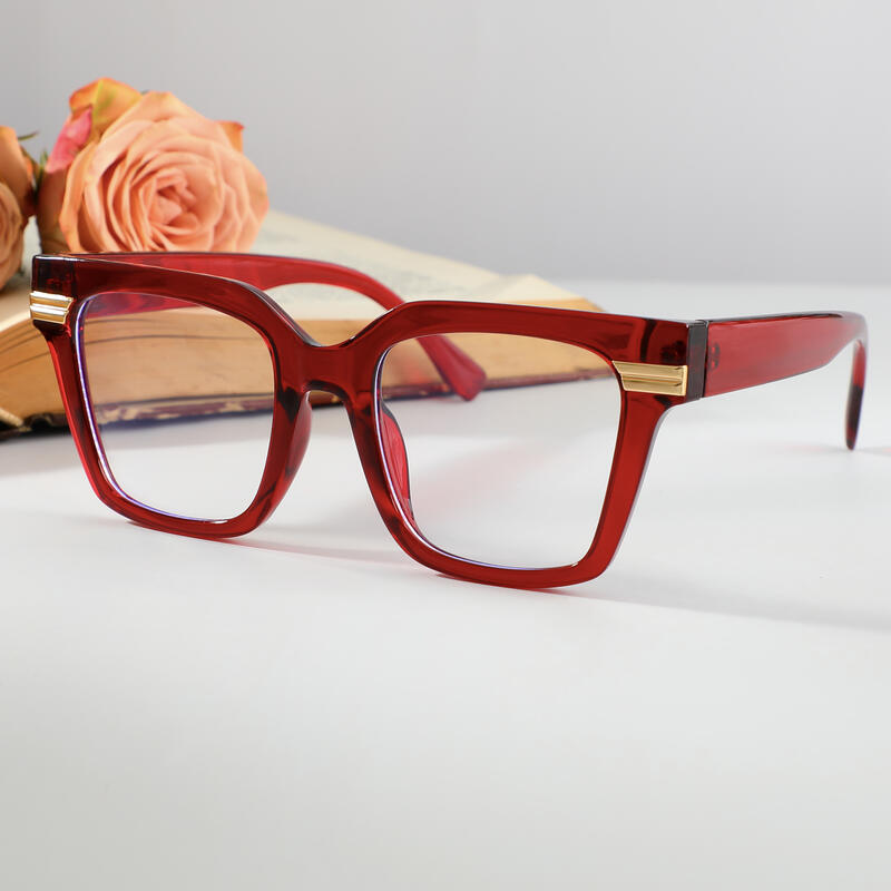 Occhiali da Vista Colby Quadrato Rosso