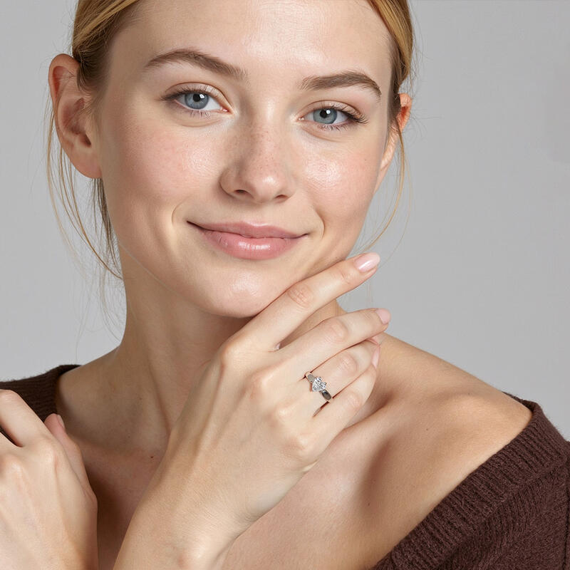 "Always Love You" 1ct Heart Cut Solitaire Engagement Ring