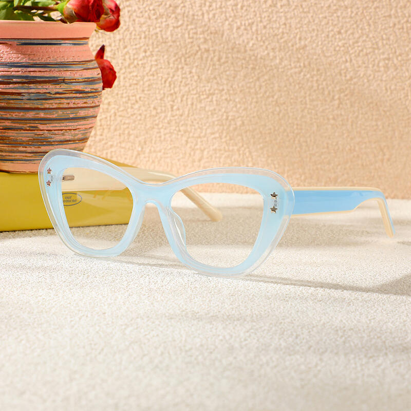 Occhiali da Vista Sally Cat Eye Blu 