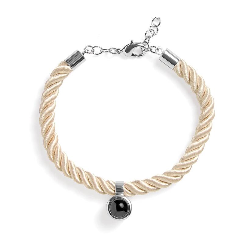 写真入り 投影 組紐 ブレスレット オリジナル