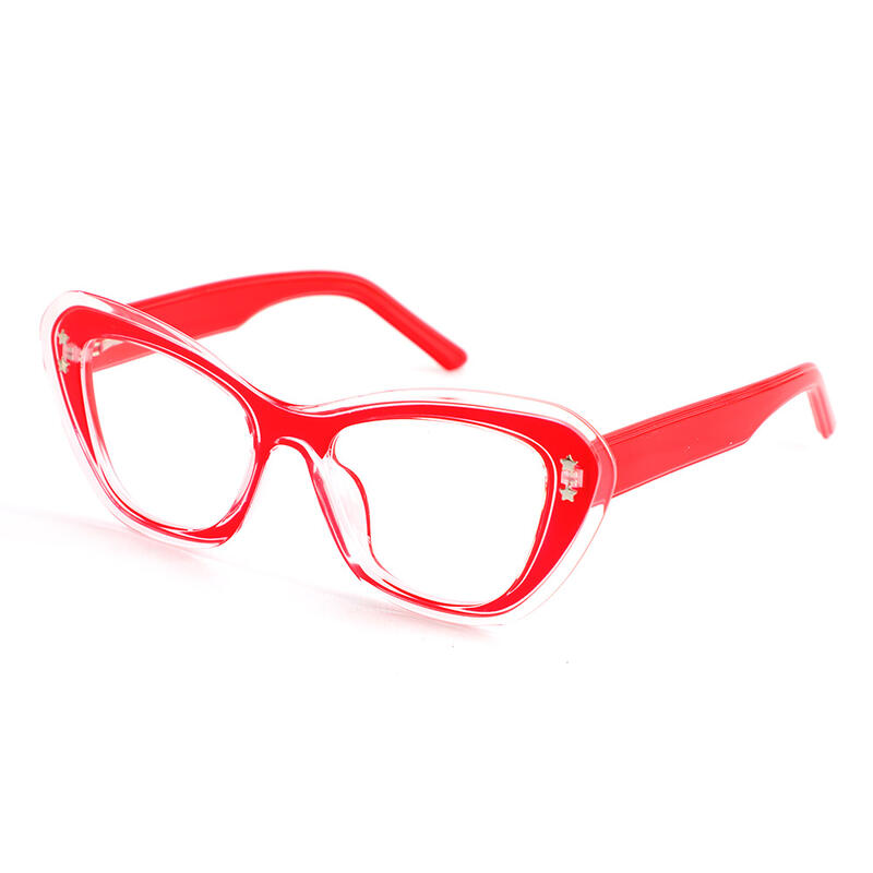 Occhiali da Vista Sally Cat Eye Rosso 
