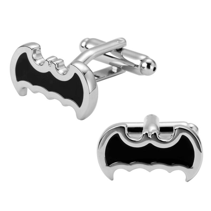 Jeulia Gemelos de Hombre de Cobre Negro Inspirado por Batman