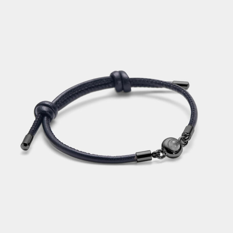 投影 写真 写真入れ 組紐 ブレスレット チタンスチール