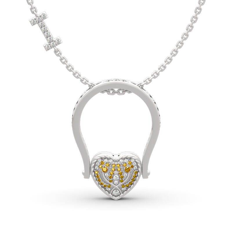 Jeulia "Keep Me In Your Heart" Tulip Sterling Silver Personalized Photo Ring (With A Free Chain)