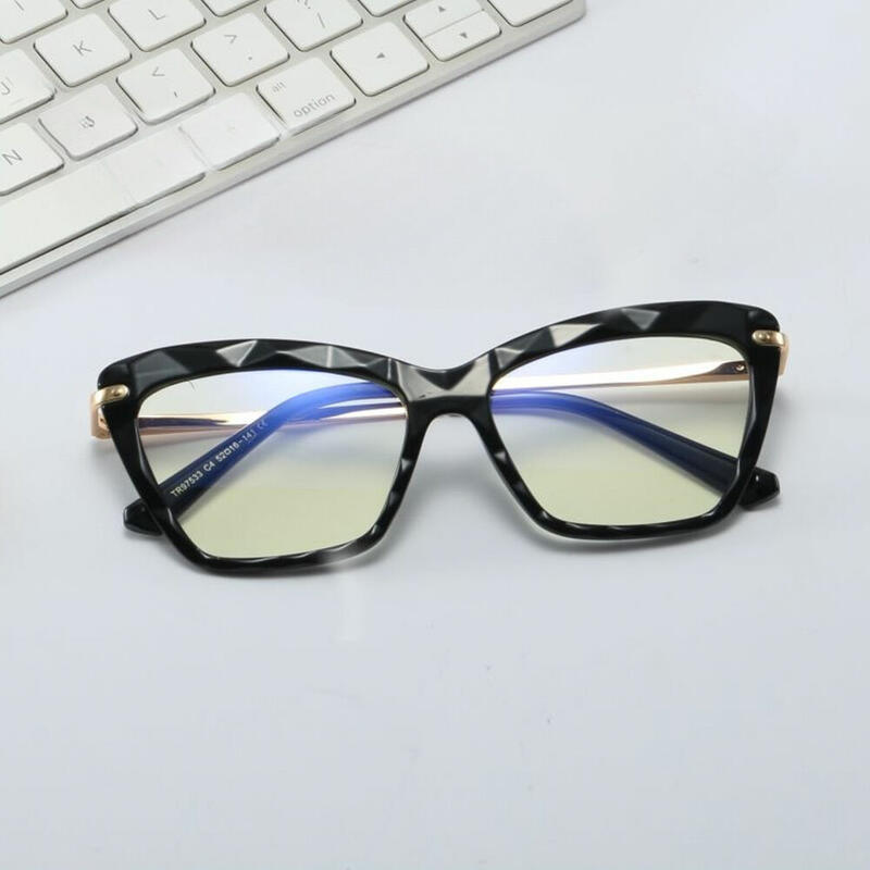 Occhiali da Vista Annaisha Cat Eye Nero 