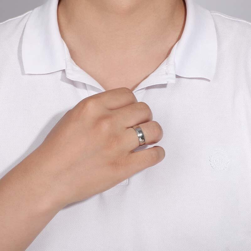 "I Trust You" Men's Wedding Ring