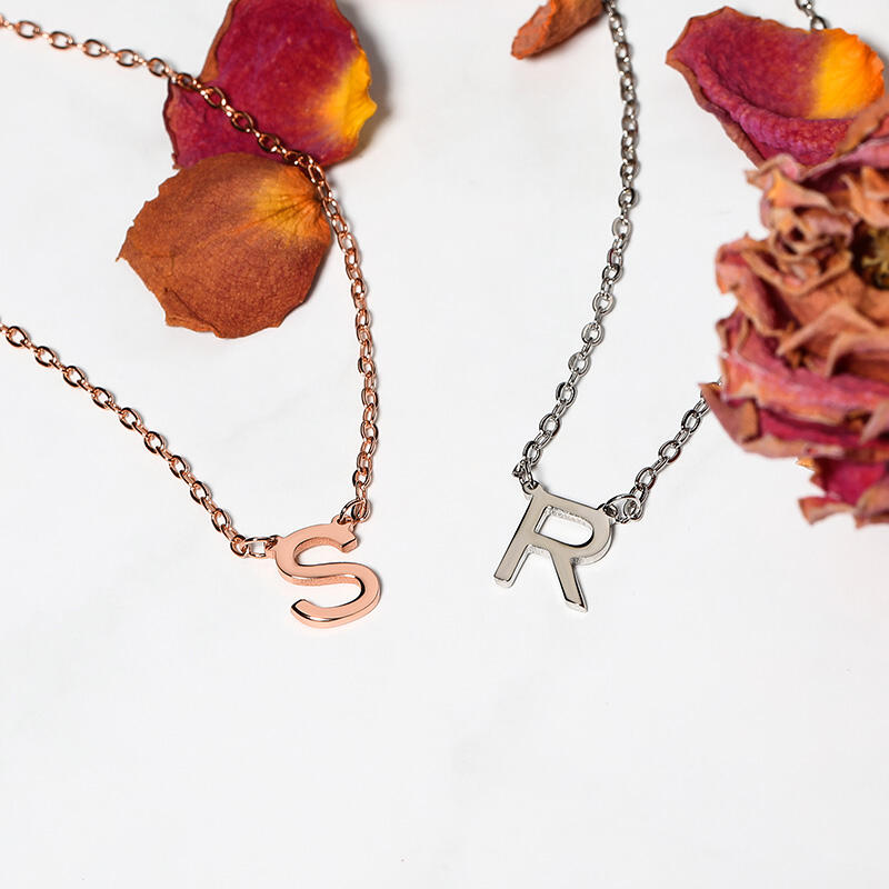 Jeulia Custom Initial Necklace Pendant