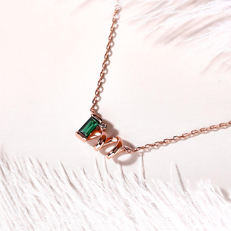 Jeulia "I'm Proud of Who I Am" Sterling Silver Personalized Necklace