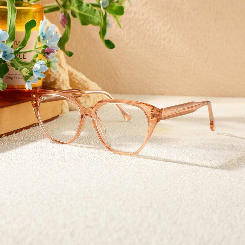 Occhiali da Vista Commons Cat Eye Champagne 