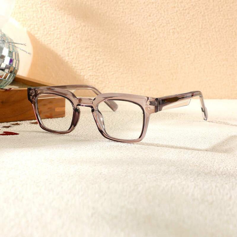 Rusk Quadratische Graue Brille