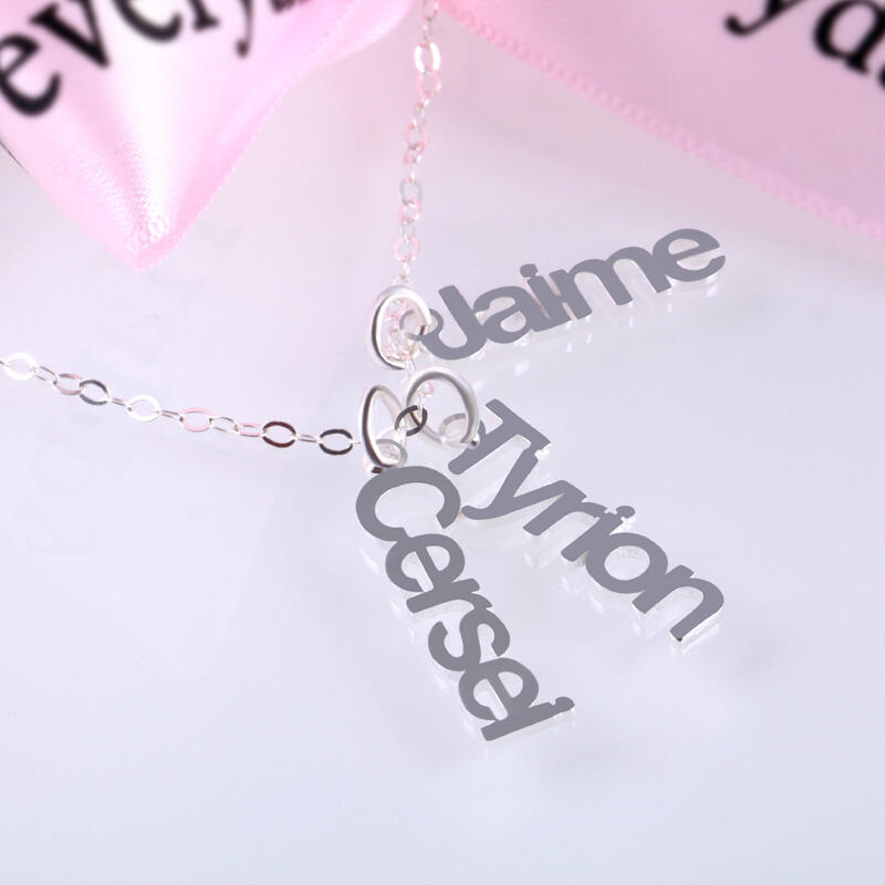 Vertical Name Necklace