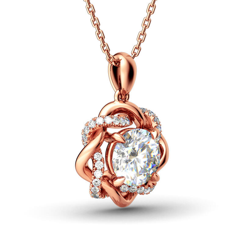 Jeulia knoop van liefde ketting