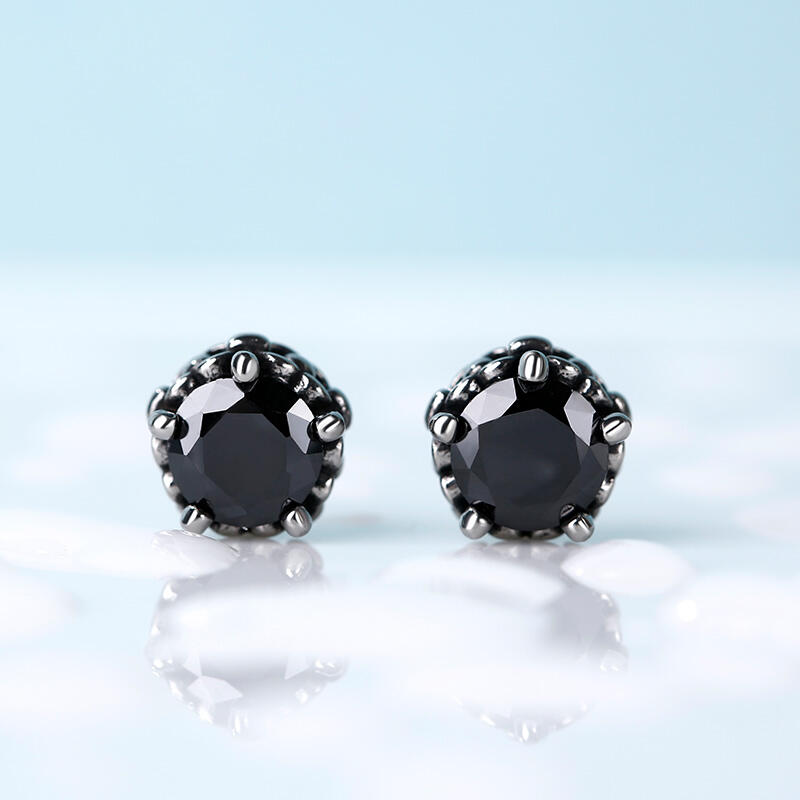 Jeulia Punk Style Vintage rostfritt stål örhängen