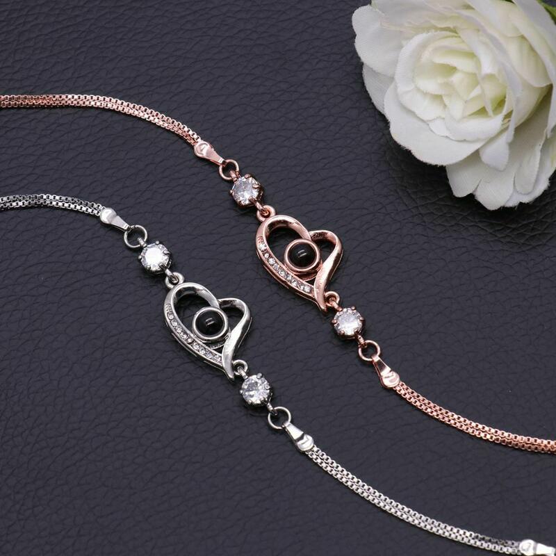 Personalized Photo Projection Bracelet-Take My Heart Away